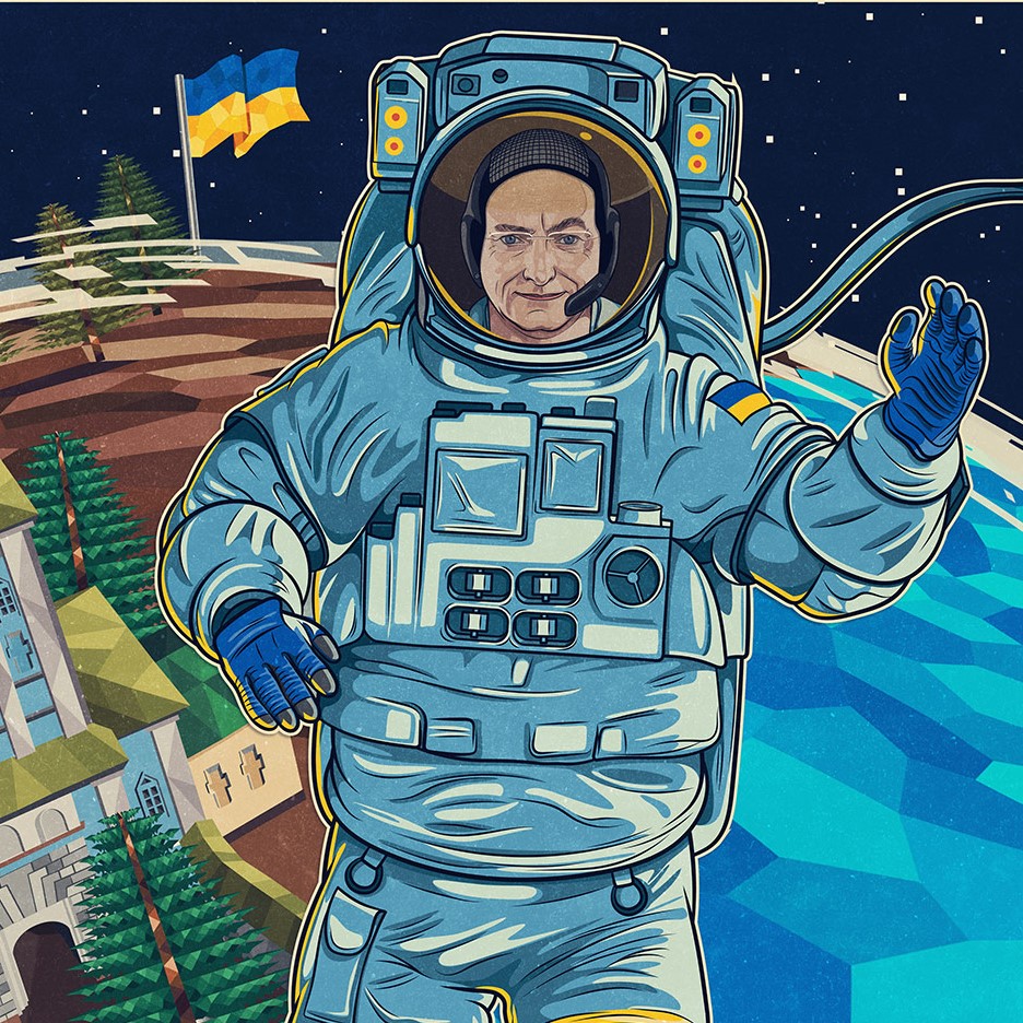 The NFT collection by Scott Kelly raised half a million USD to support Ukraine