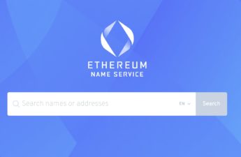 The Ethereum Name Service ENS app