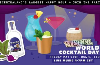 Wisher Vodka Metaverse party poster