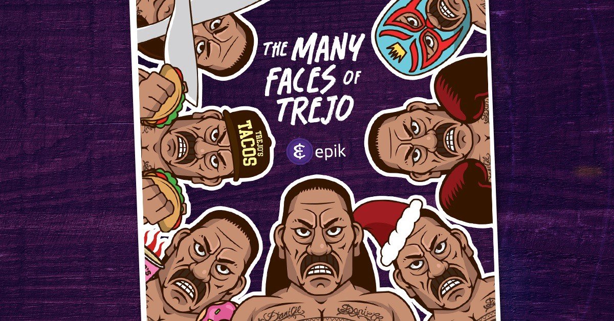 Danny Trejo x Epik Launch "The Many Faces Of Trejo" NFT Collection