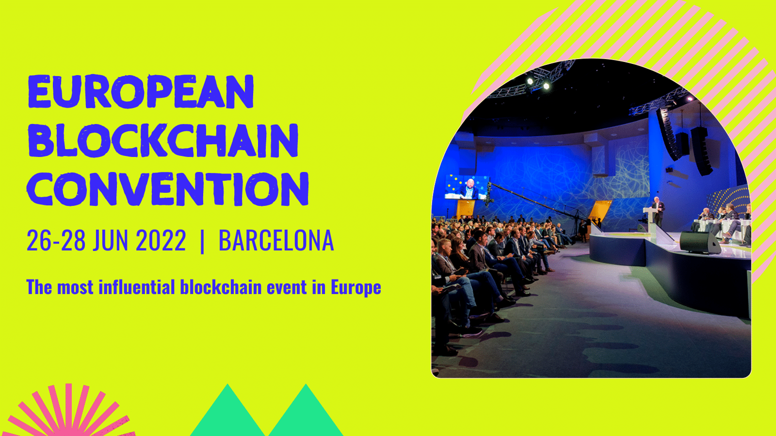 European Blockchain Convention poster