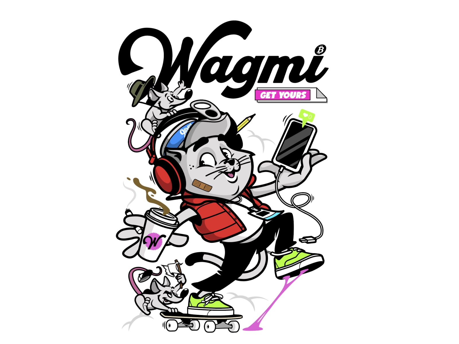 WAGMI t-shirt design by Dermot Reddon.