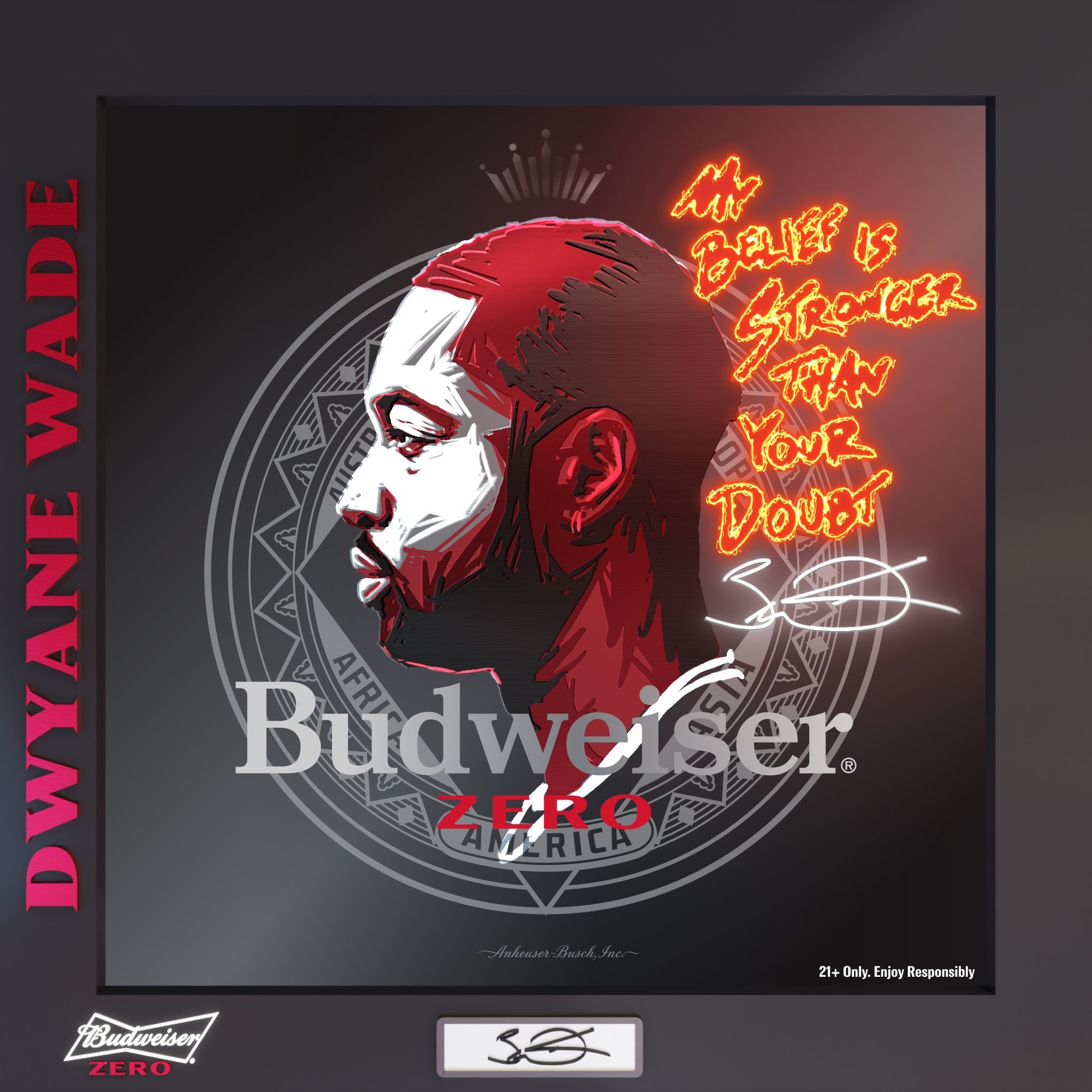 NBA Legend Dwayne Wade, Budweiser Zero Team Up for NFT Collection