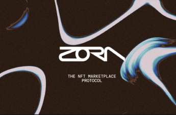 Image of the Zora NFT marketplace website