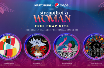 Image of the Pepsi partner festival poster NFT