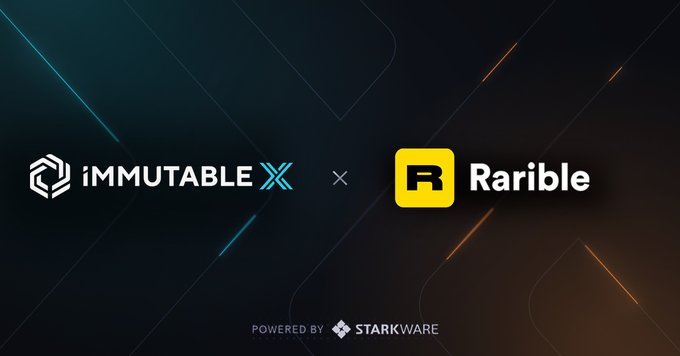 Rarible Integrates Gasless x Carbon Neutral Gaming NFTs via Immutable X