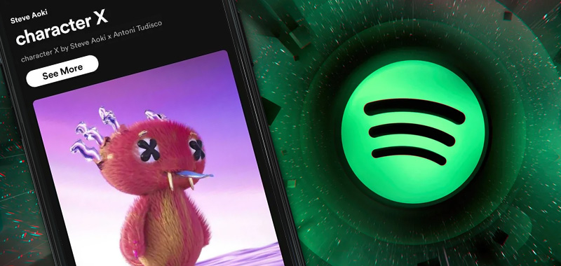 Spotify Recruits Steve Aoki Wombats NFT Trial