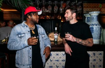 Bacardi collaborators Boi-1da and Doni Nahmias at a NAHMIAS fashion show