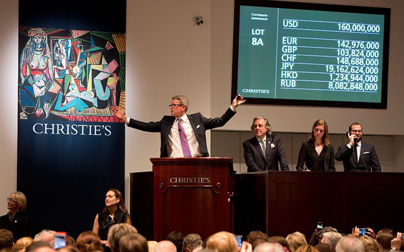 Image of the Christie's auction NFT sale