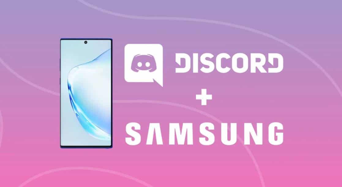 digital poster of the Samsung and Discord collaboration for its Discord server