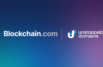 Unstoppable Domains x Blockchain.com logo