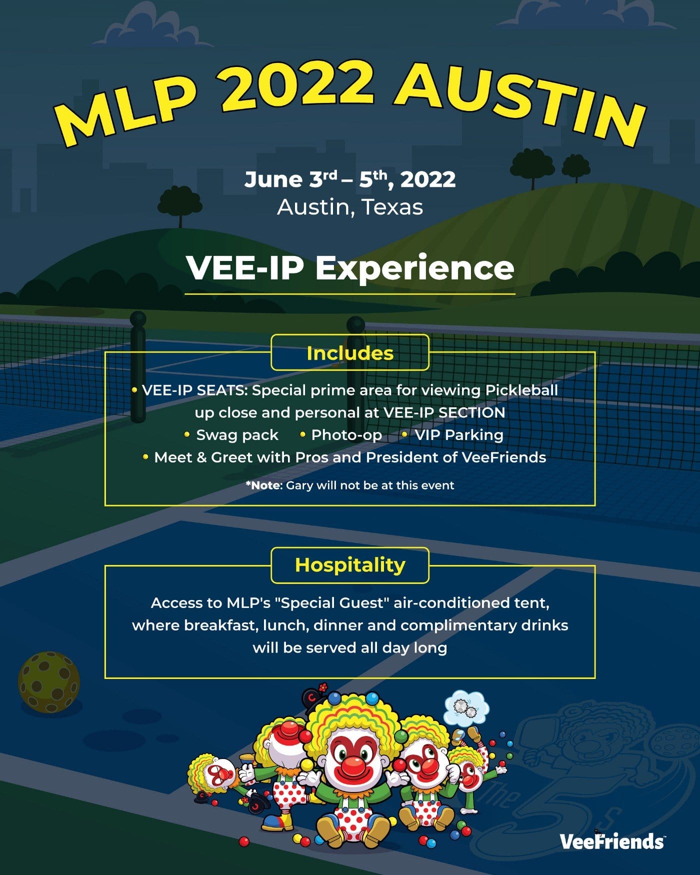 VeeFriends Launches A "Vee-IP" Event At Major League Pickleball Austin