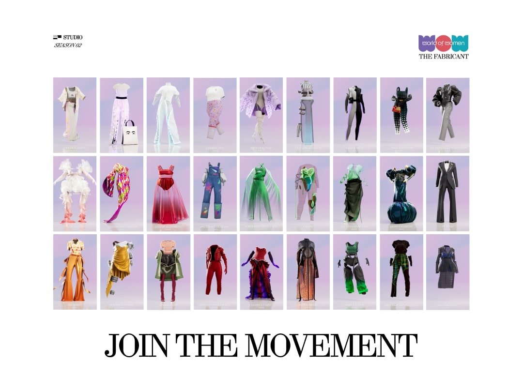 World of Women and The Fabricant Create Web3's Biggest Digital Fashion Collection