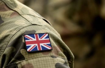 Union Jack on a British Army uniform NFT