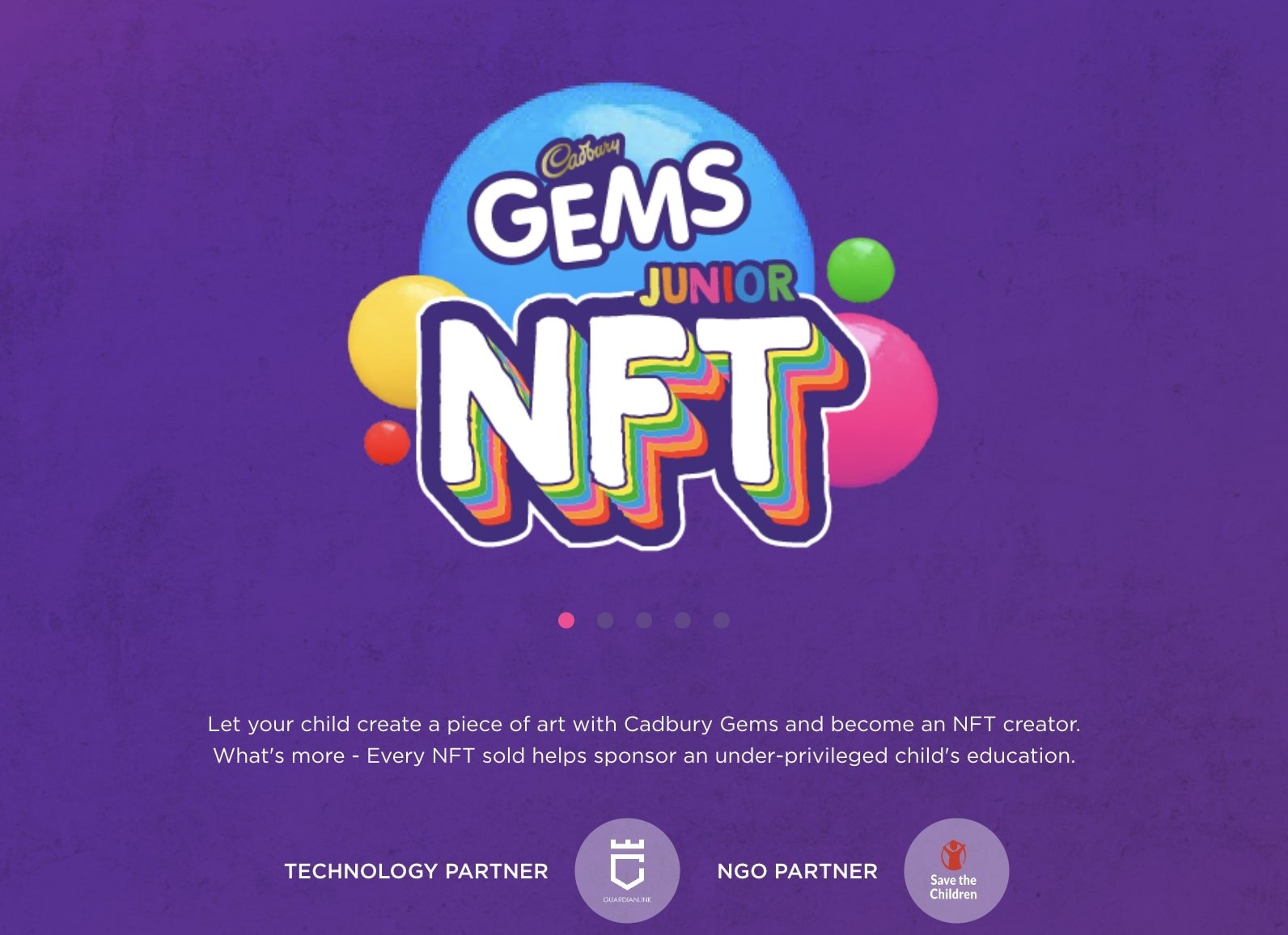 Cadbury Gems Drops NFT Collection To Support Underprivileged Children