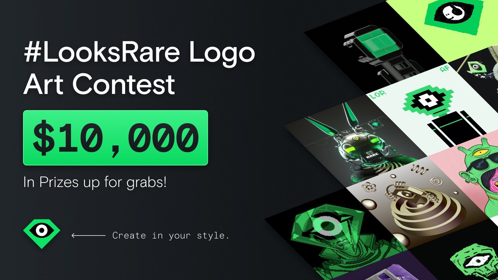 LooksRare Logo Contest Poster