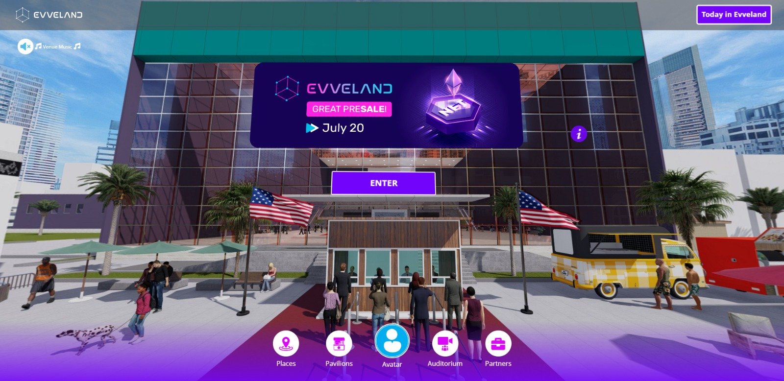 EVVELAND business metaverse entrance