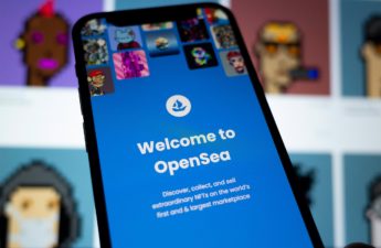 Image of OpenSea on a mobile phone workforce